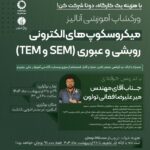 ورکشاپ میکروسکوپ‌های الکترونی (SEM و TEM) و تحلیل تصویر