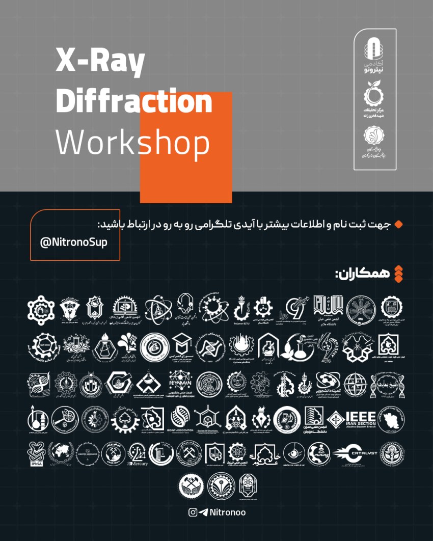 ورکشاپ آموزش تحلیل XRD (پراش پرتو ایکس)